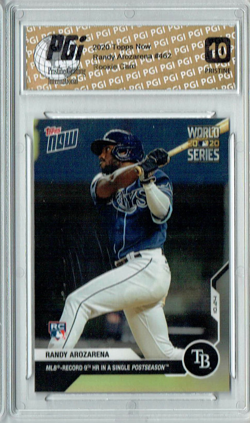 Randy Arozarena 2020 Topps Now #462 PRISTINE Rookie Card PGI 10