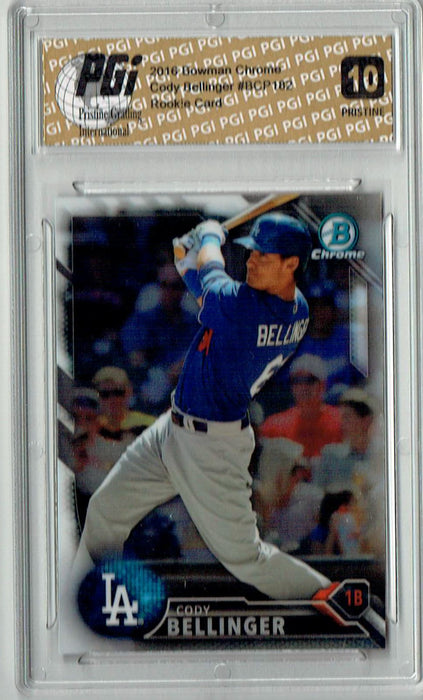 Cody Bellinger 2016 Bowman Chrome #BCP-182 PRISTINE Rookie Card PGI 10