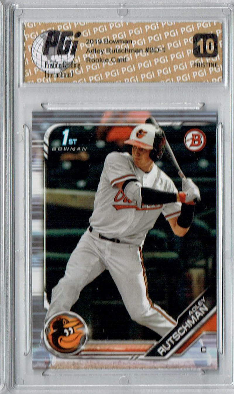 Adley Rutschman 2019 Bowman #BD-1 PRISTINE Rookie Card PGI 10