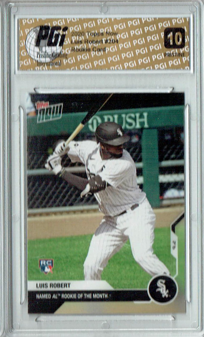 Luis Robert 2020 Topps Now #349 PRISTINE Rookie Card PGI 10