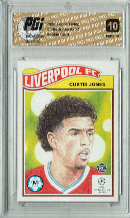 Curtis Jones 2020 Topps  Living #262 PRISTINE Rookie Card PGI 10