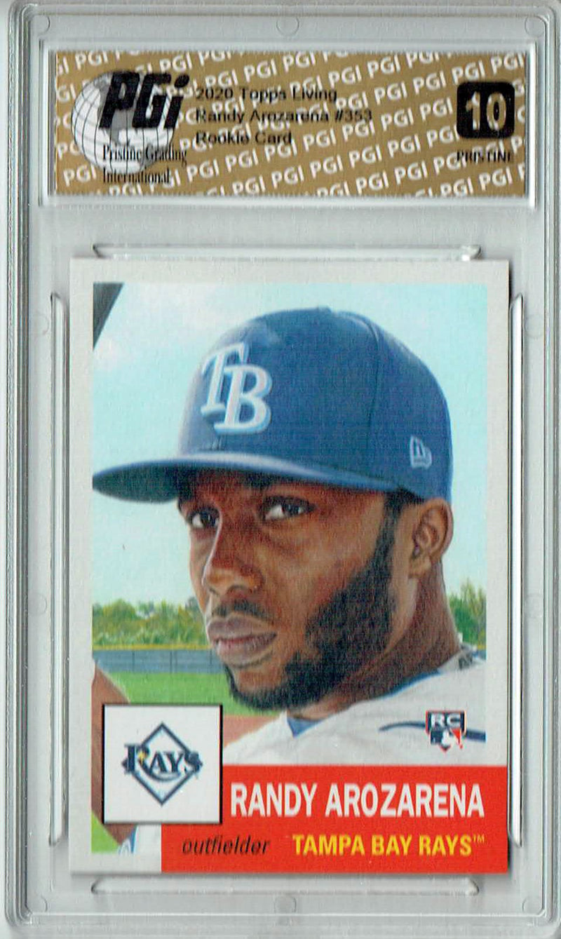 Randy Arozarena 2020 Topps Living #353 PRISTINE Rookie Card PGI 10