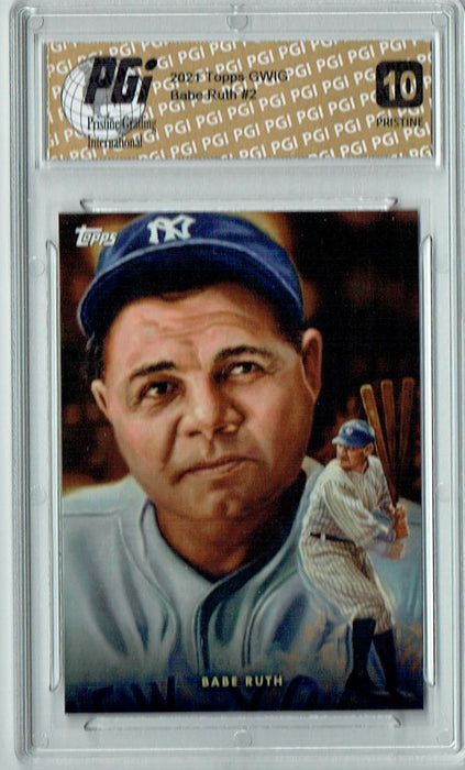 Babe Ruth 2021 Topps GWIG #2 PRISTINE Rare Trading Card PGI 10