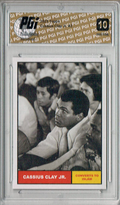 Muhammad Ali 2021 Topps #2 PRISTINE Rare Trading Card PGI 10