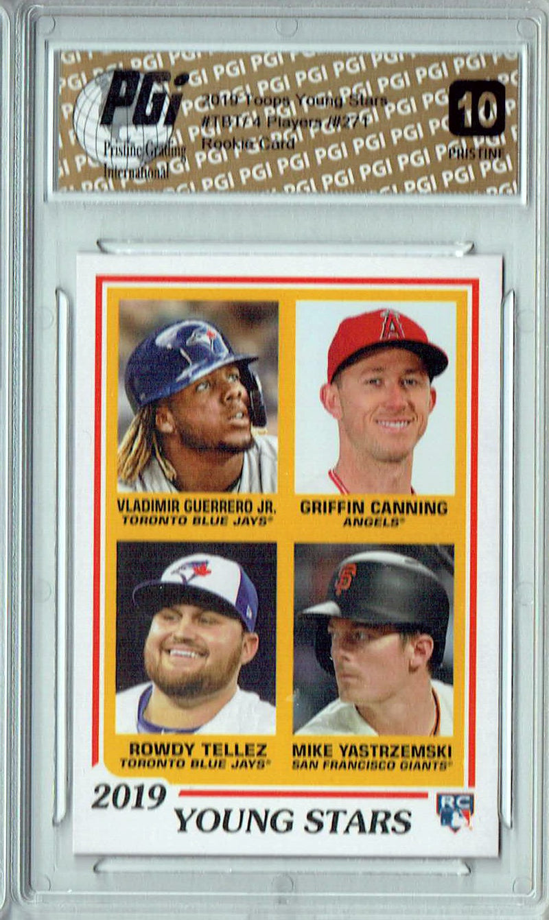 Vladimir Guerrero Jr. 2019 Topps TBT 270 Young Stars PRISTINE Rookie Card PGI 10