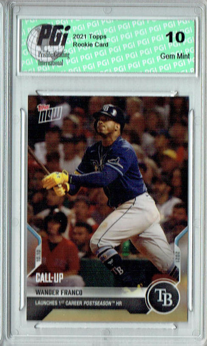Wander Franco 2021 Topps Now #946 Print Run: 946 Rookie Card PGI 10