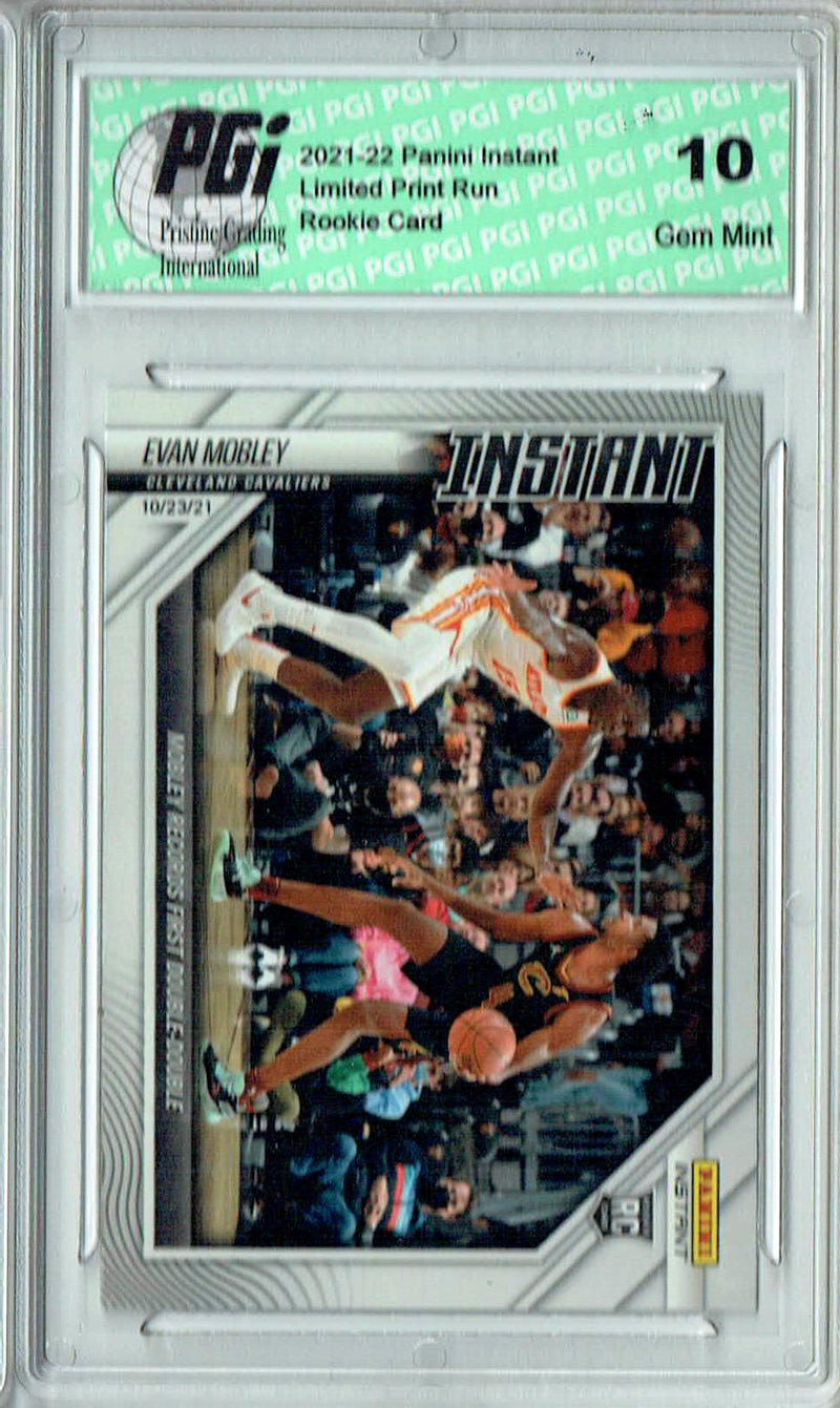 Evan Mobley 2021 Panini Instant #9 Tiny Print Run! 1/384! Rookie Card PGI 10