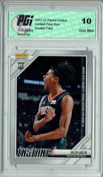 Jalen Green 2021 Panini Instant #10 1 of 1,526 Made! Rookie Card PGI 10