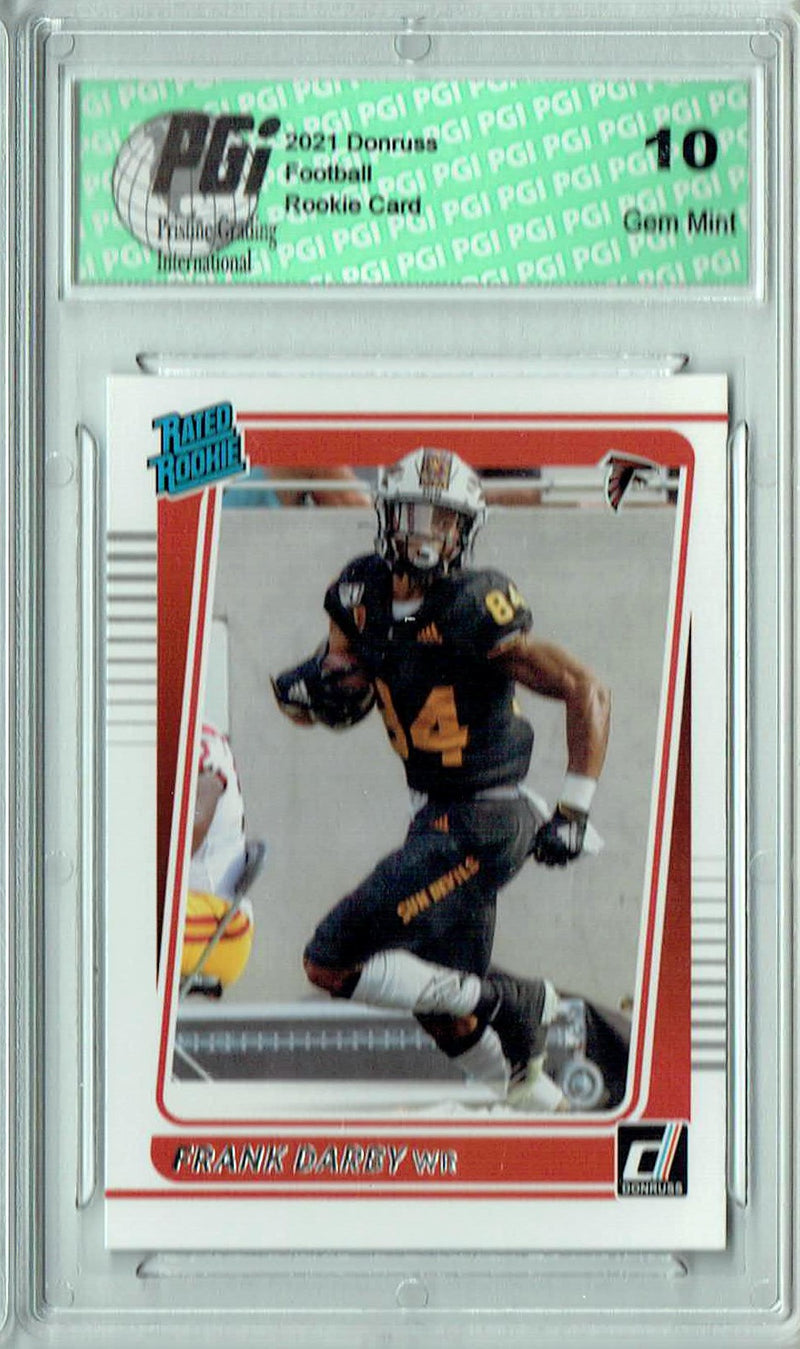 Frank Darby 2021 Donruss Football #311 Gem Mint Rookie Card PGI 10