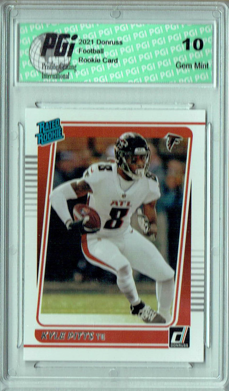 Kyle Pitts 2021 Donruss Football #260 Gem Mint Rookie Card PGI 10