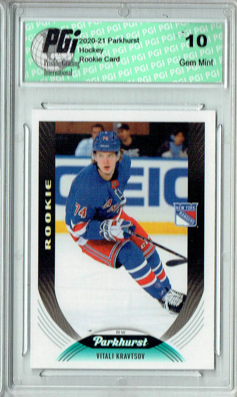 Vitali Kravtsov 2020-21 Parkhurst #295 Rookie Card PGI 10