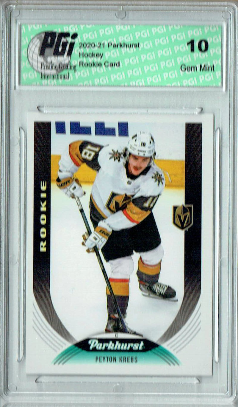Peyton Krebs 2020 Parkhurst #298 Rookie Card PGI 10