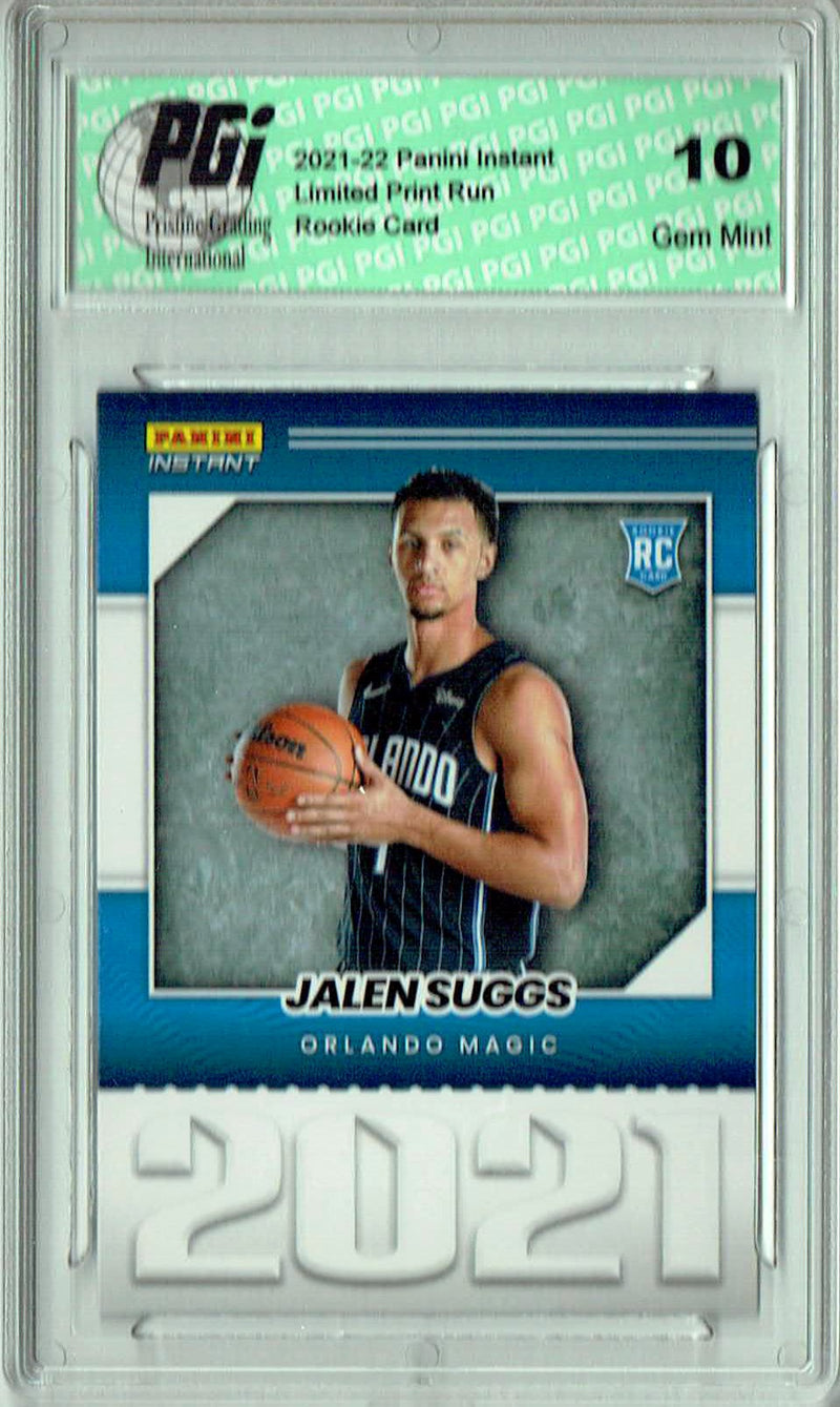 Jalen Suggs 2021 Panini Instant #YO-5 Year One 1/387 Made Rookie Card PGI 10