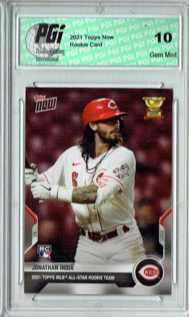 Jonathan India 2021 Topps Now #RC-3 All Star Team 1/1,588 Rookie Card PGI 10