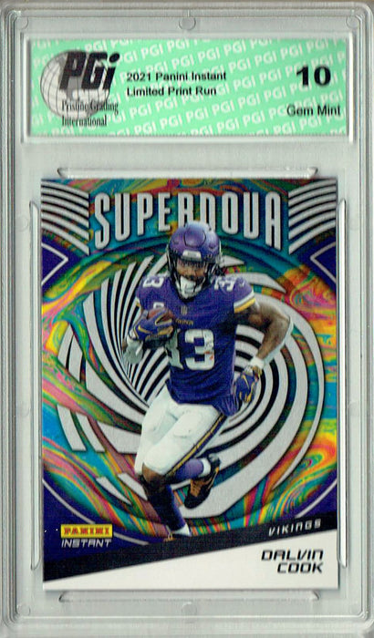 Dalvin Cook 2021 Panini Instant #S14 Supernova 1/3357 Made Vikings Card PGI 10