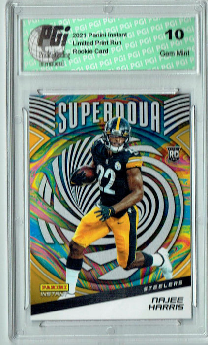 Najee Harris 2021 Panini Instant #S20 Supernova 1/3357 Made Rookie Card PGI 10