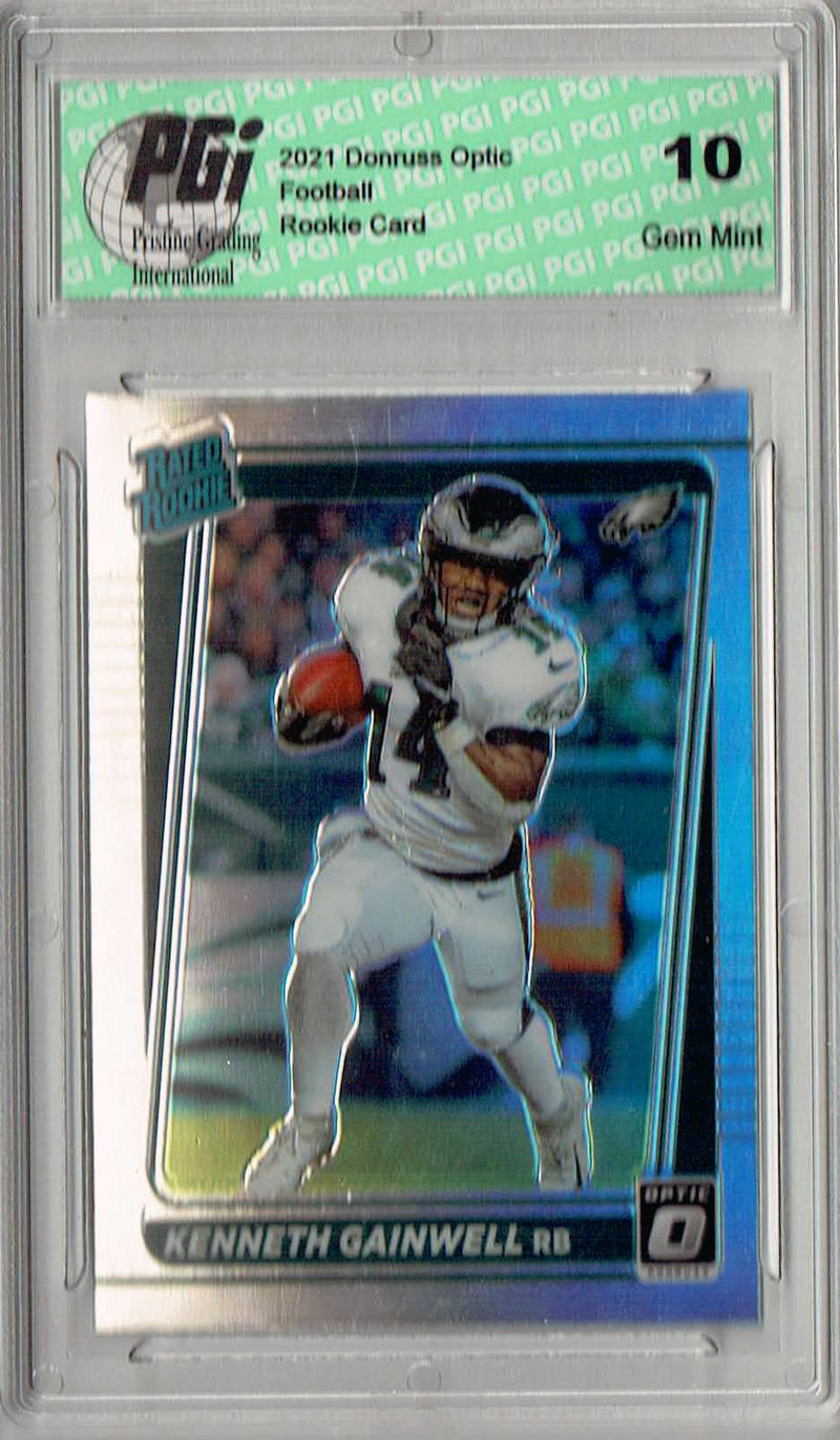 Kenneth Gainwell 2021 Donruss #P-267 Optic Preview Holo Rookie Card PGI 10