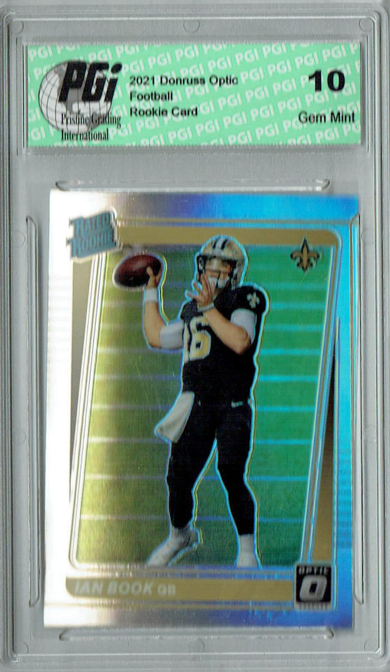 Ian Book 2021 Donruss #P-269 Optic Preview Holo Rookie Card PGI 10