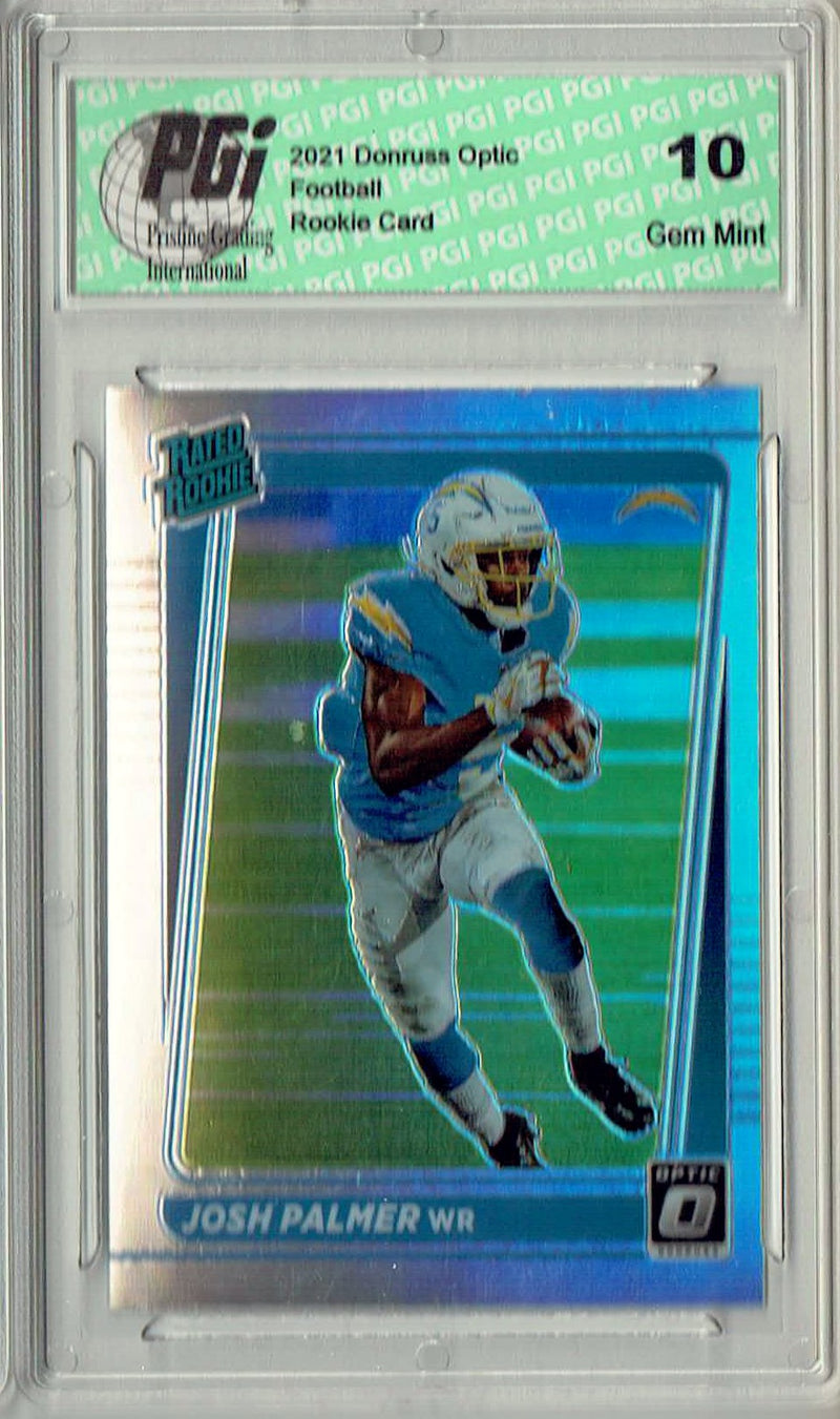 Josh Palmer 2021 Donruss #P-277 Optic Preview Holo Rookie Card PGI 10