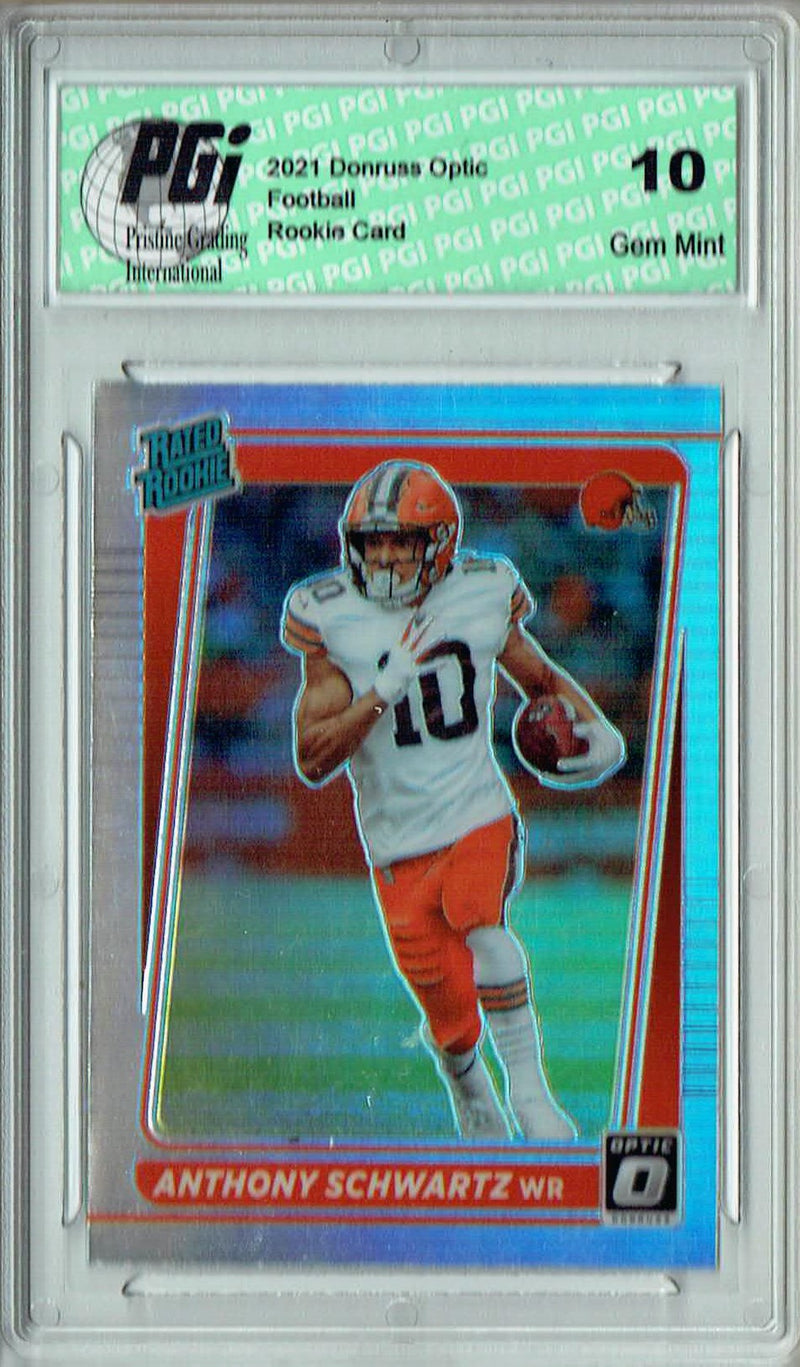 Anthony Schwartz 2021 Donruss #P-282 Optic Preview Holo Rookie Card PGI 10