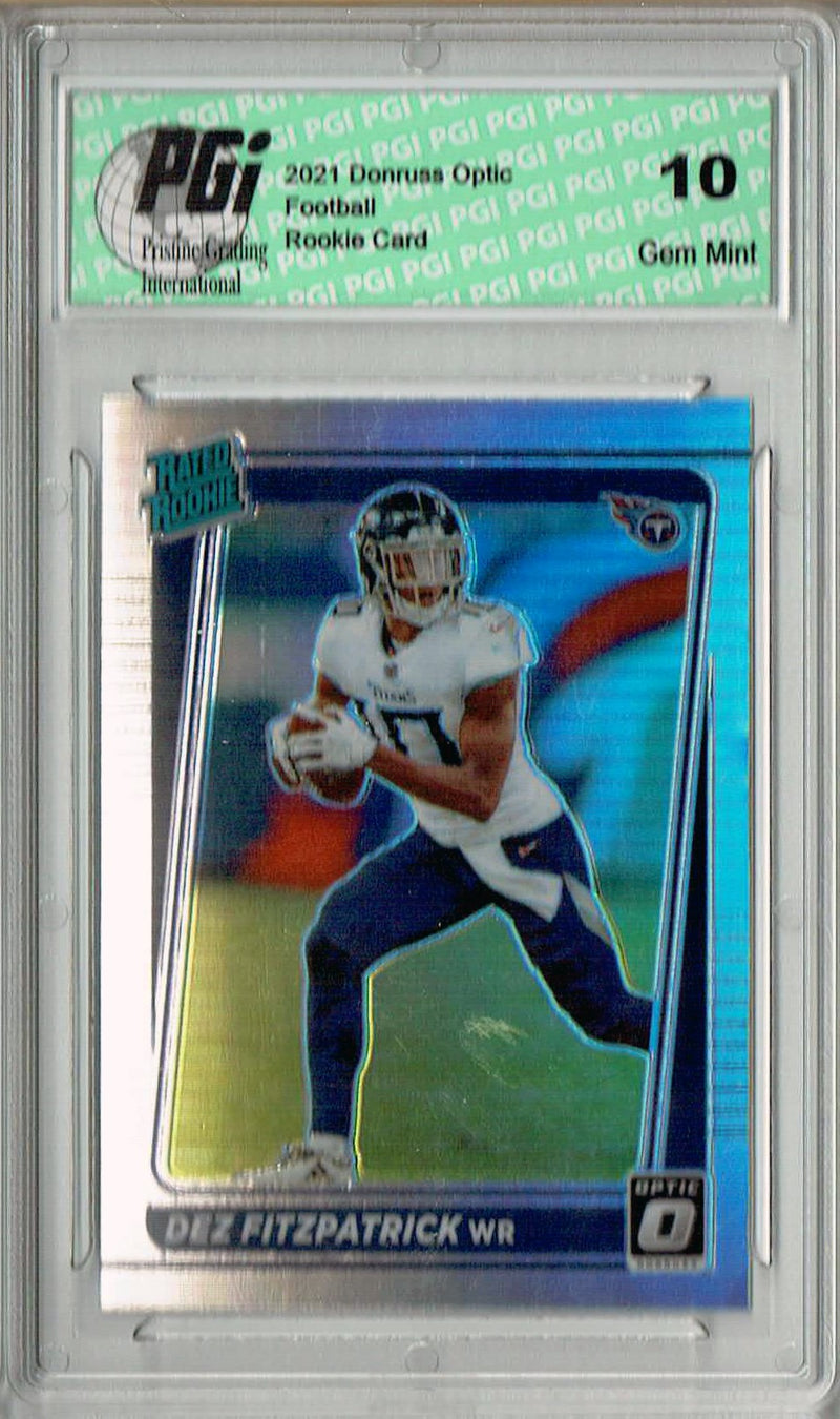 Dez Fitzpatrick 2021 Donruss #P-283 Optic Preview Holo Rookie Card PGI 10