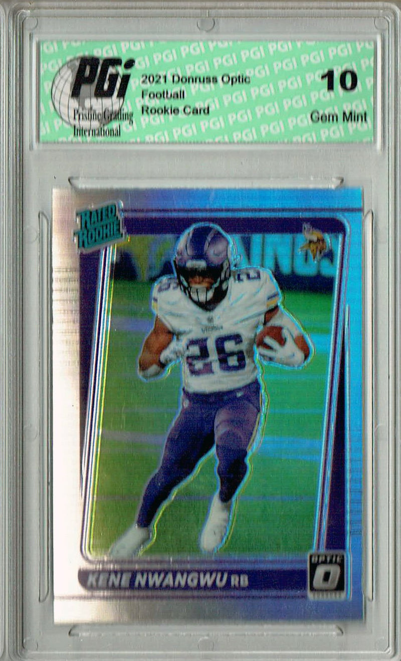 Kene Nwangwu 2021 Donruss #P-285 Optic Preview Holo Rookie Card PGI 10