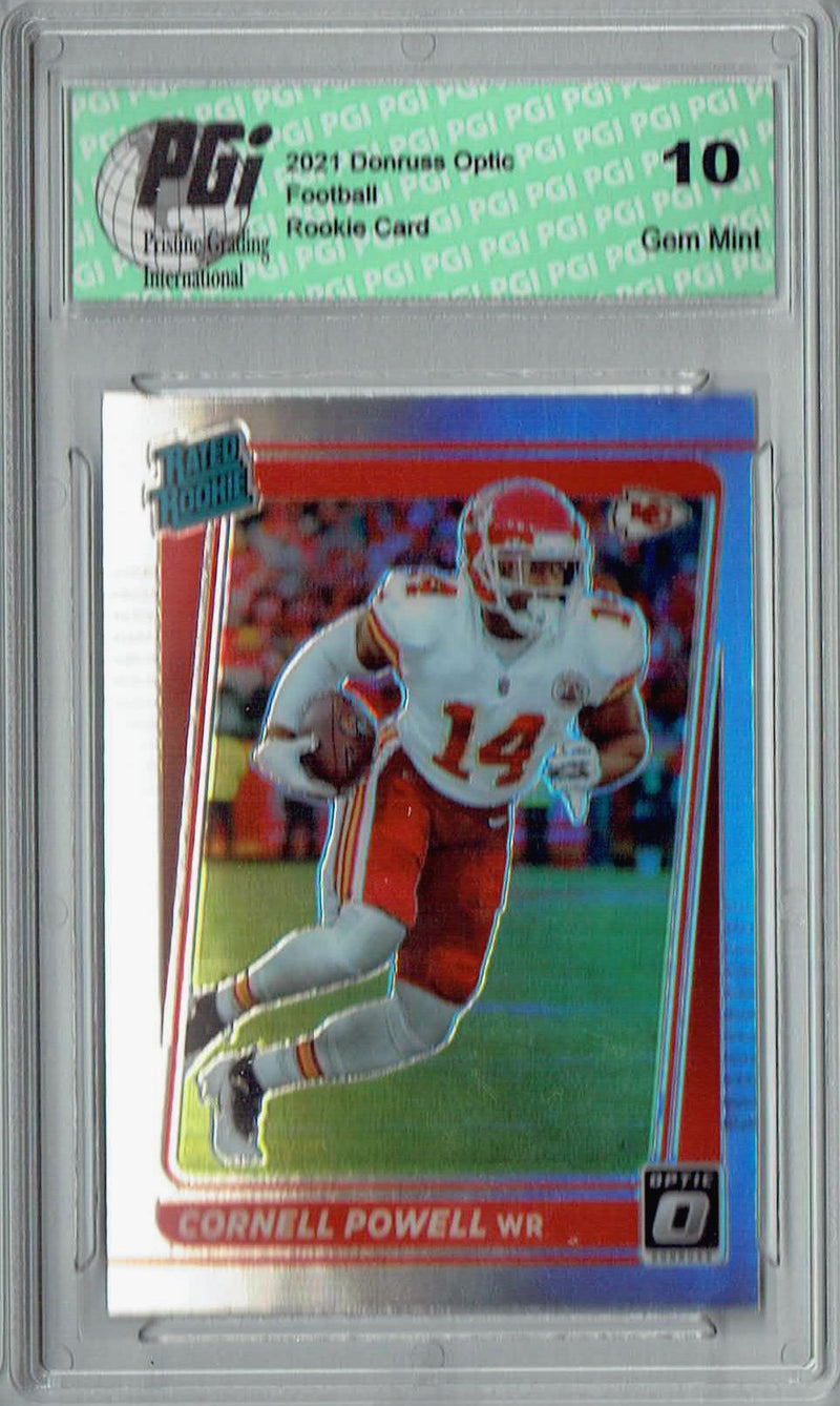 Cornell Powell 2021 Donruss #P-289 Optic Preview Holo Rookie Card PGI 10