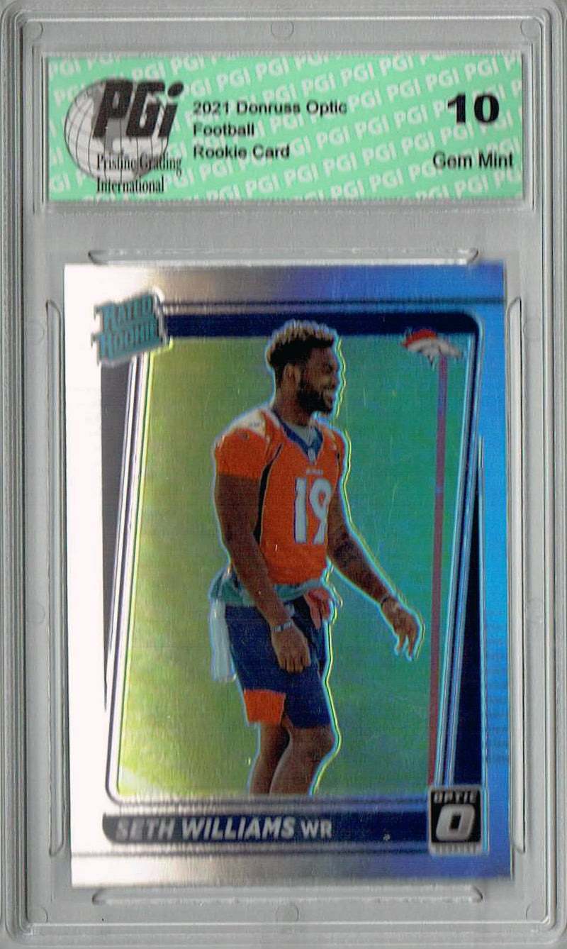 Seth Williams  2021 Donruss #P-299 Optic Preview Holo Rookie Card PGI 10