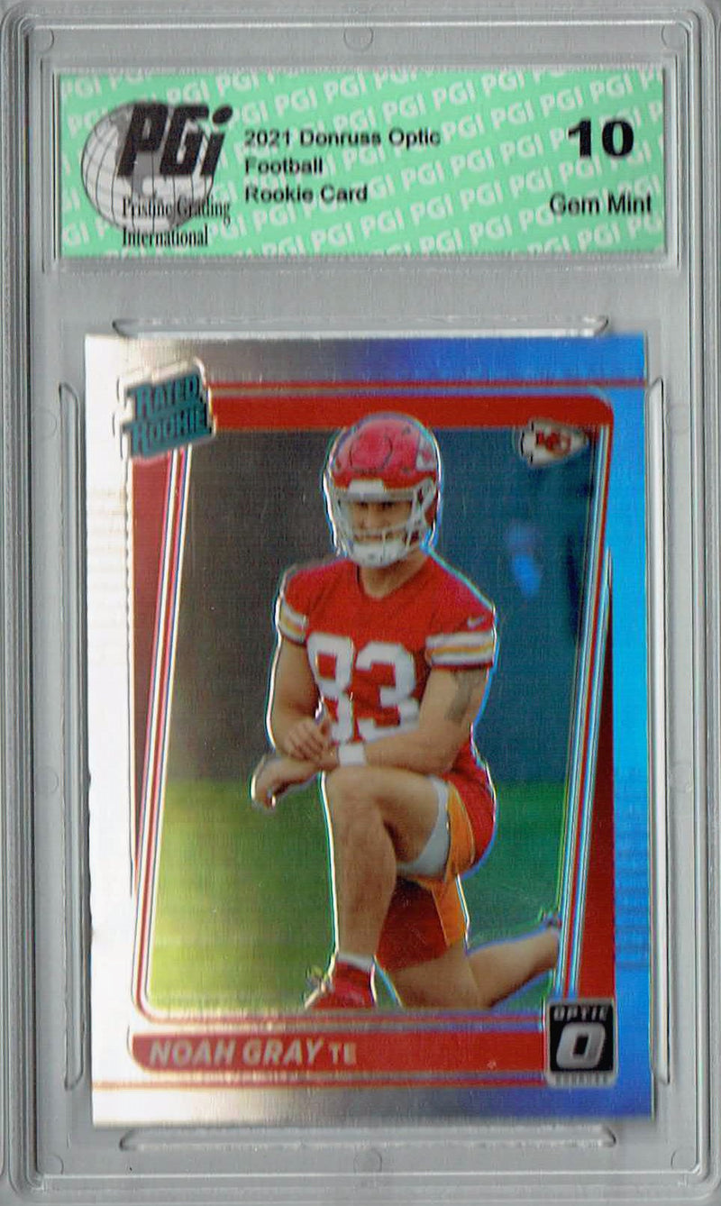 Noah Gray 2021 Donruss #P-309 Optic Preview Holo Rookie Card PGI 10