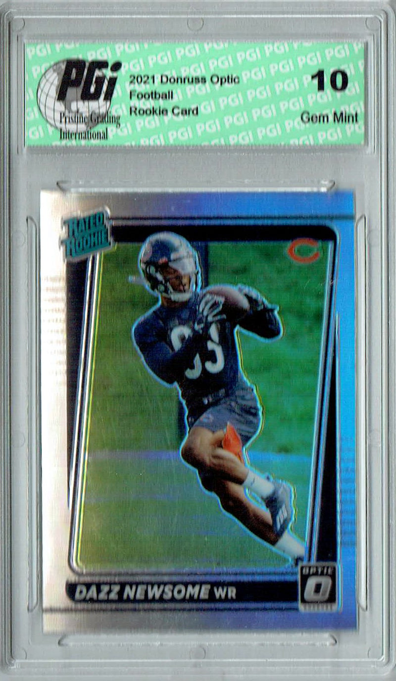 Dazz Newsome 2021 Donruss #P-320 Optic Preview Holo Rookie Card PGI 10