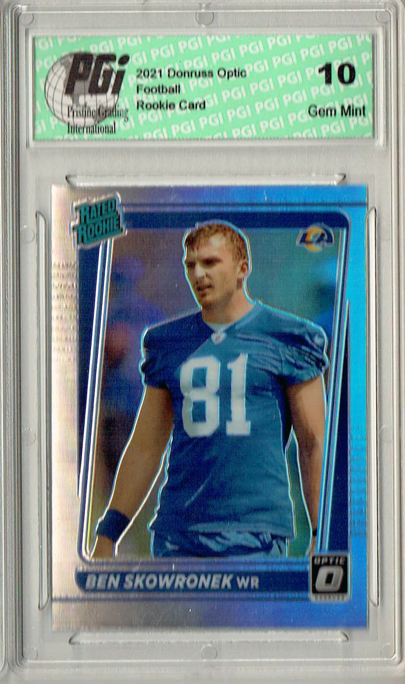 Ben Skowronek 2021 Donruss #P-325 Optic Preview Holo Rookie Card PGI 10