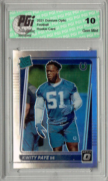 Kwity Paye 2021 Donruss #P-338 Optic Preview Holo Rookie Card PGI 10