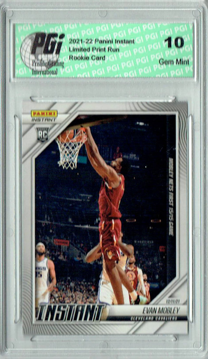 Evan Mobley 2021 Panini Instant #55 Just 429 Ever Made Rookie Card PGI 10