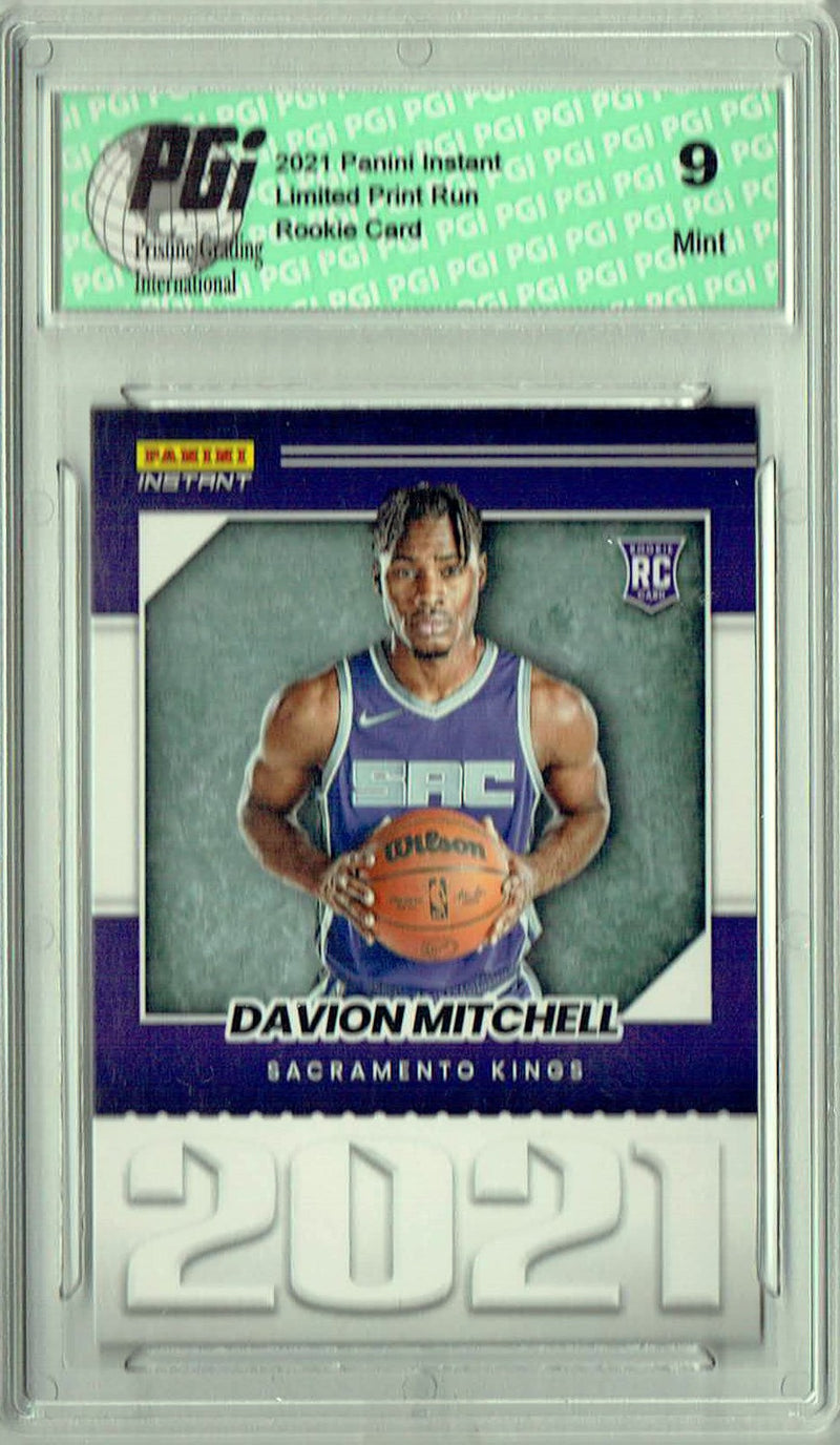 PGI 9 Davion Mitchell 2021 Panini Instant #YO-9 Year One 1/387 Made Rookie Card