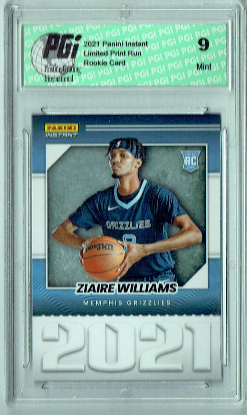PGI 9 Ziaire Williams 2021 Panini Instant #YO-10 Year One 1 of 387 Rookie Card