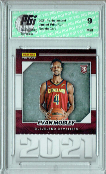 PGI 9 Evan Mobley 2021 Panini Instant #YO-3 Year One 1/387 Made Rookie Card