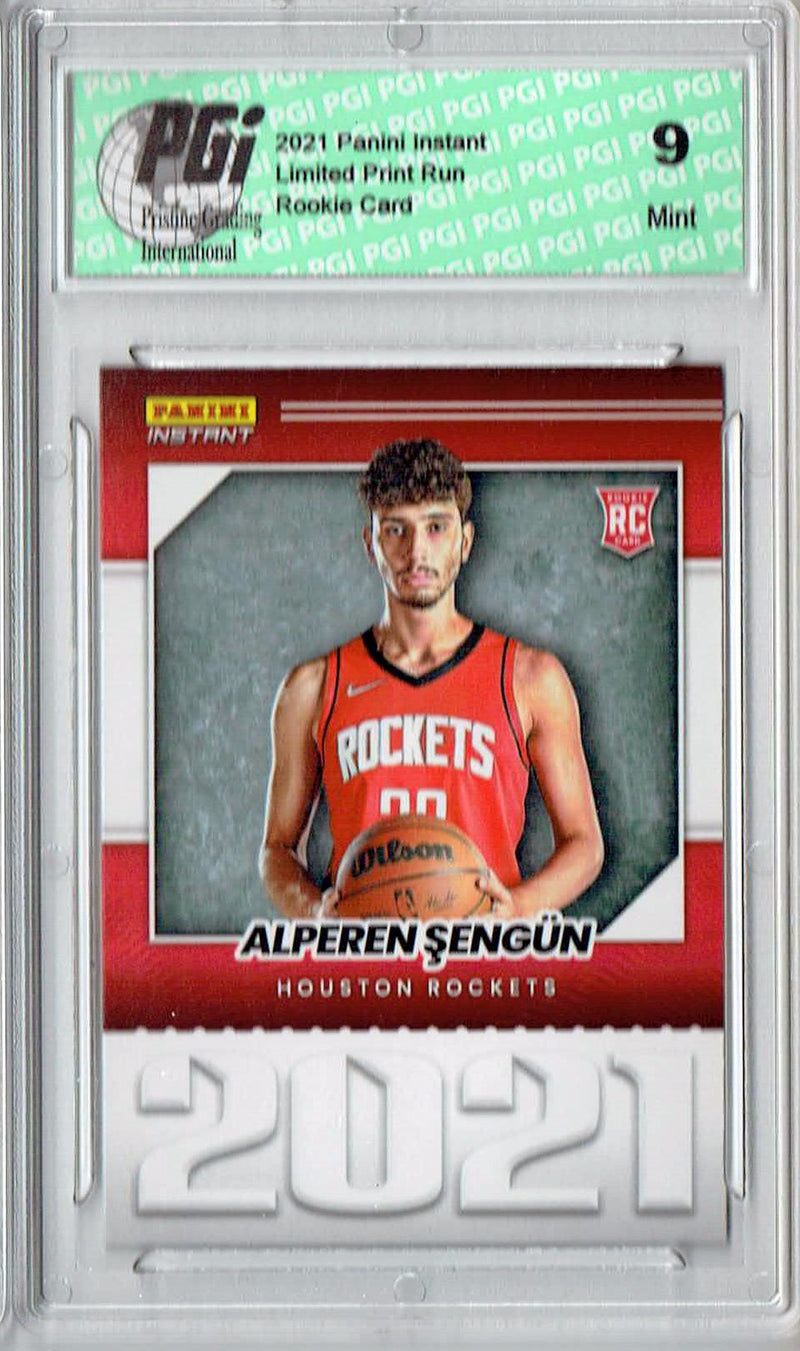 PGI 9 Alperen Sengun 2021 Panini Instant #YO-16 Year One 1/387 Made Rookie Card