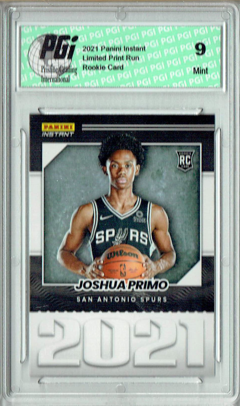 PGI 9 Joshua Primo 2021 Panini Instant #YO-12 Year One 1/387 Made Rookie Card