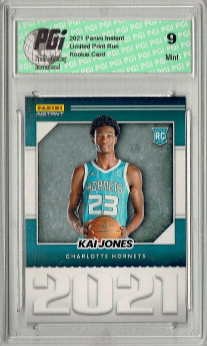 PGI 9 Kai Jones 2021 Panini Instant #YO-18 Year One 1/387 Made Rookie Card