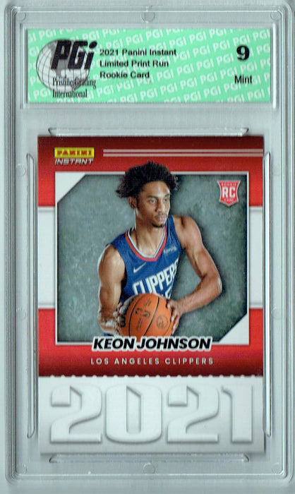 PGI 9 Keon Johnson 2021 Panini Instant #YO-20 Year One 1/387 Made Rookie Card