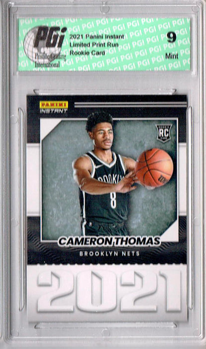 PGI 9 Cameron Thomas 2021 Panini Instant #YO-26 Year One 1/387 Made Rookie Card