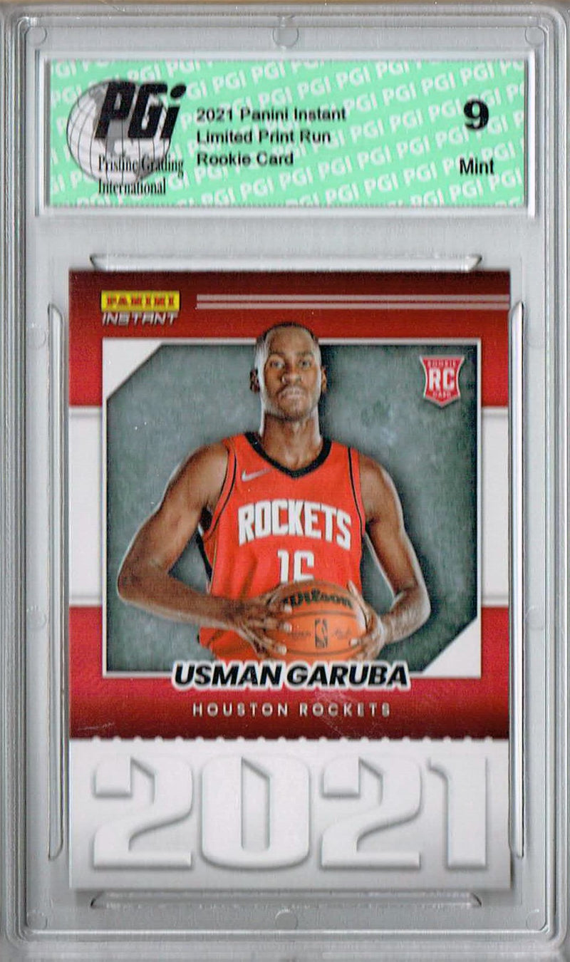 PGI 9 Usman Garuba 2021 Panini Instant #YO-22 Year One 1/387 Made Rookie Card