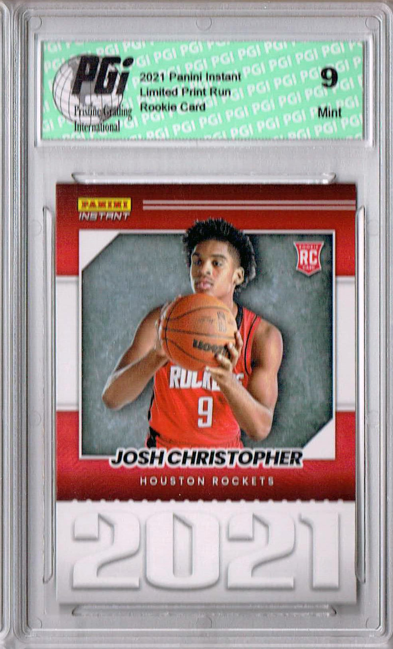 PGI 9 Josh Christopher 2021 Panini Instant #YO-23 Year One 1 of 387 Rookie Card