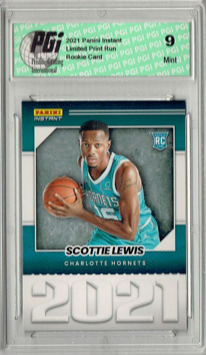 PGI 9 Scottie Lewis 2021 Panini Instant #YO-39 Year One 1/387 Made Rookie Card