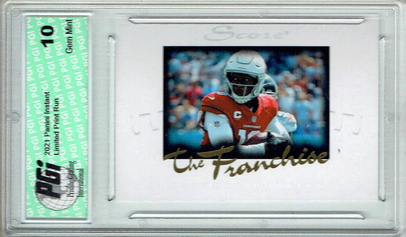 DeAndre Hopkins 2021 Score #F1 The Franchise 1/1966 Made Trading Card PGI 10