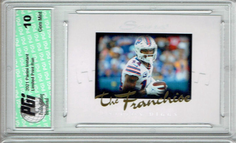 Stefon Diggs 2021 Score #F4 The Franchise 1/1966 Made Rare Card PGI 10