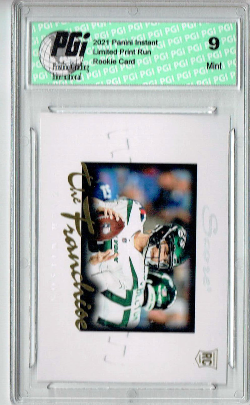 PGI 9 Zach Wilson 2021 Score #F24 The Franchise 1/1966 Made Rookie Card