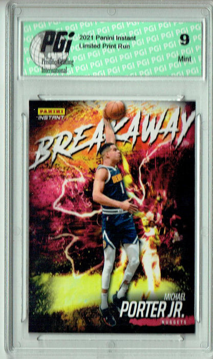 PGI 9 Michael Porter Jr. 2021 Panini Instant #B11 Breakaway 1/2819 Trading Card