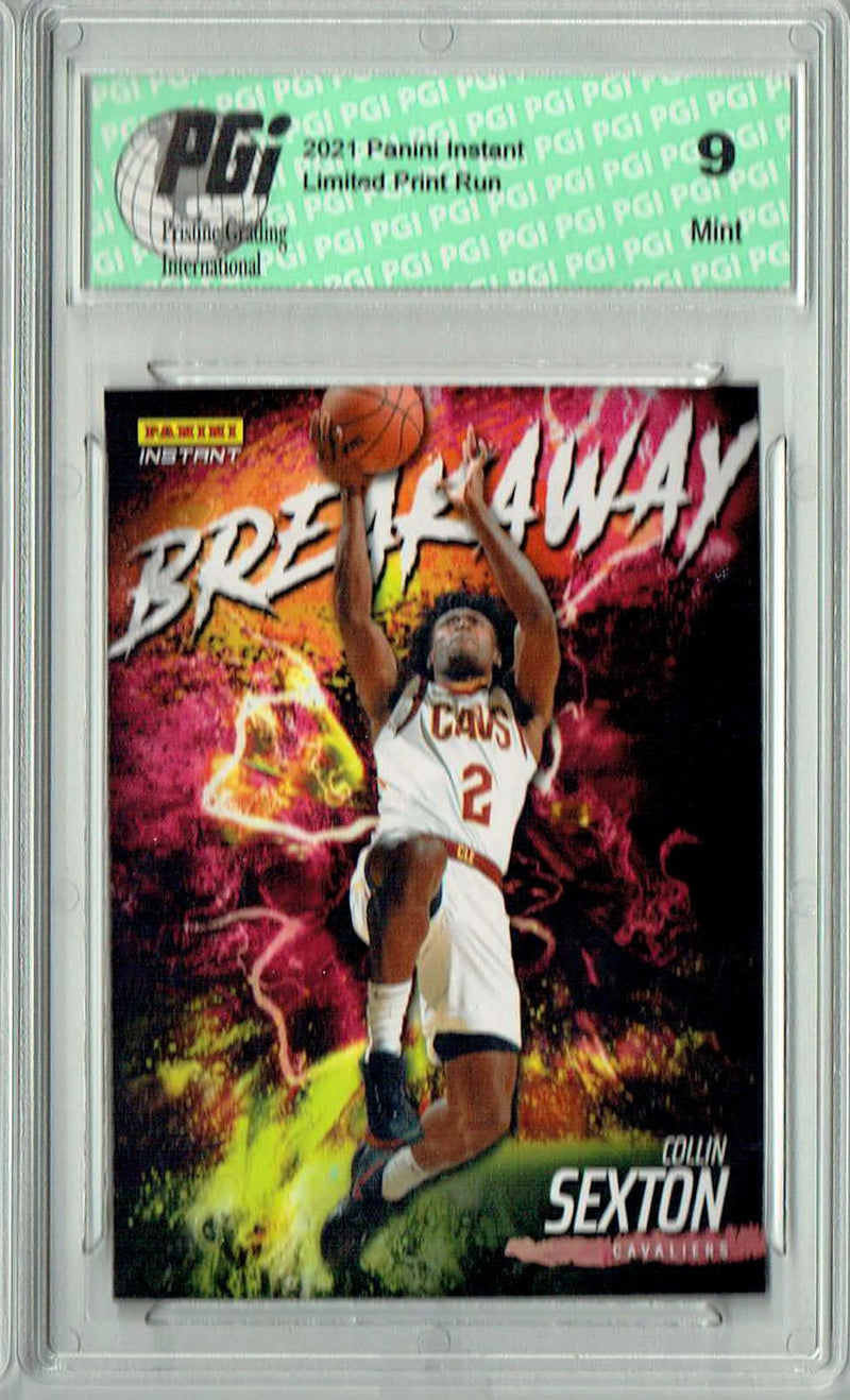 PGI 9 Collin Sexton 2021 Panini Instant #B15 Breakaway 1/2819 Rare Trading Card