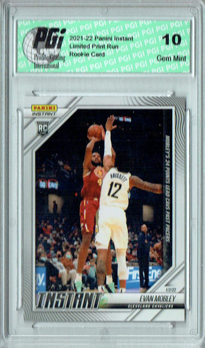 Evan Mobley 2021 Panini Instant #48 1 of Just 254 Made! Rookie Card PGI 10